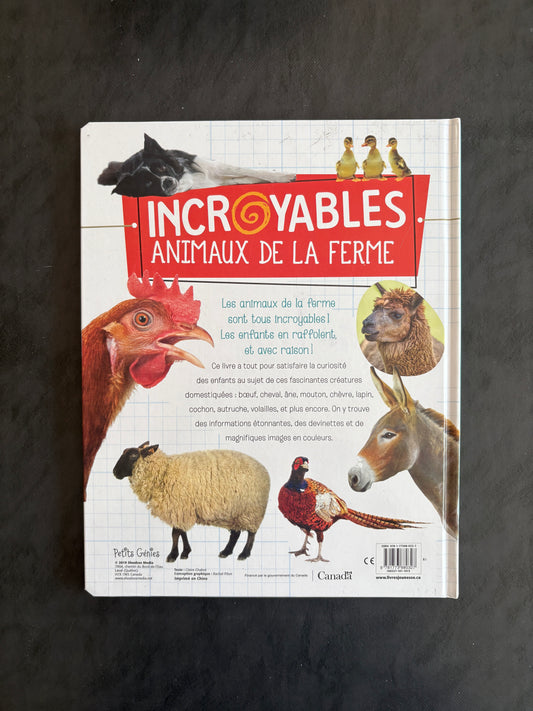 Incroyables animaux de la ferme