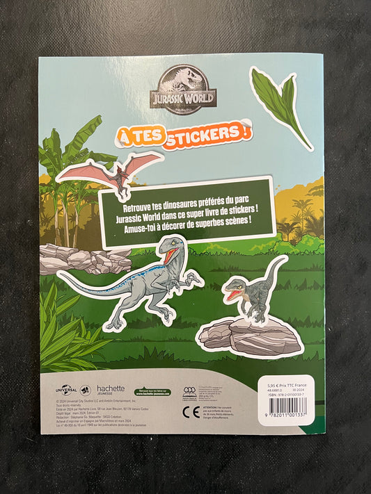 Livre d'autocollants - Jurassic World