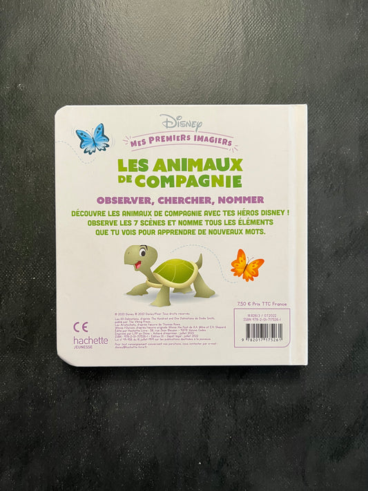 Mes premiers imagiers - Les animaux de compagnie | Dès 12 mois