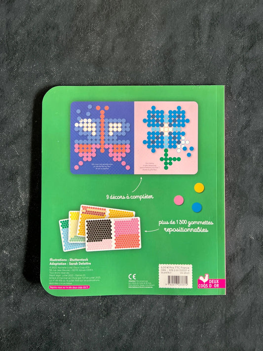 Gommettes rondes - animaux pixels