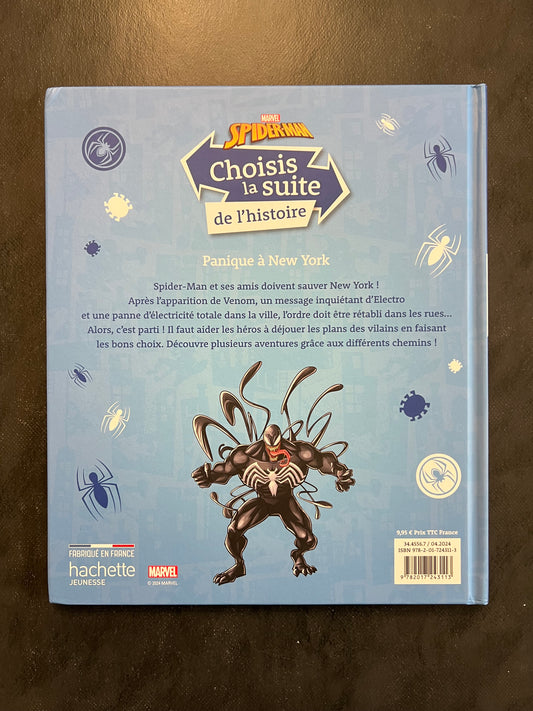 Spider-Man, Panique à New York - Choisis la suite de l'histoire (7-9 ans)