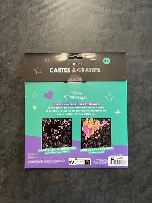 Cartes à gratter - princesses Disney