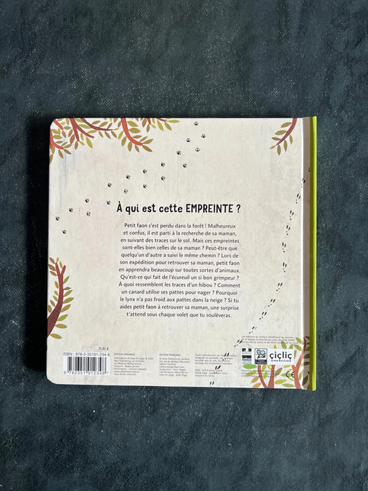 À qui est cette empreinte ? - Album jeunesse dès 4 ans