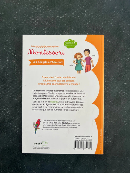 Les Périples d'Edmond - Premières lectures Montessori niveau 3 (6-7 ans)