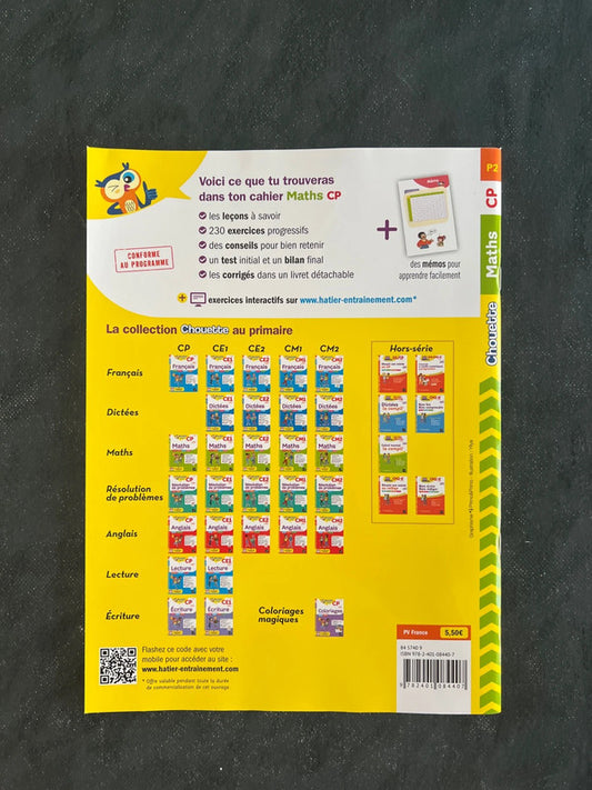Livre scolaire - Maths CP | Exercices et apprentissages