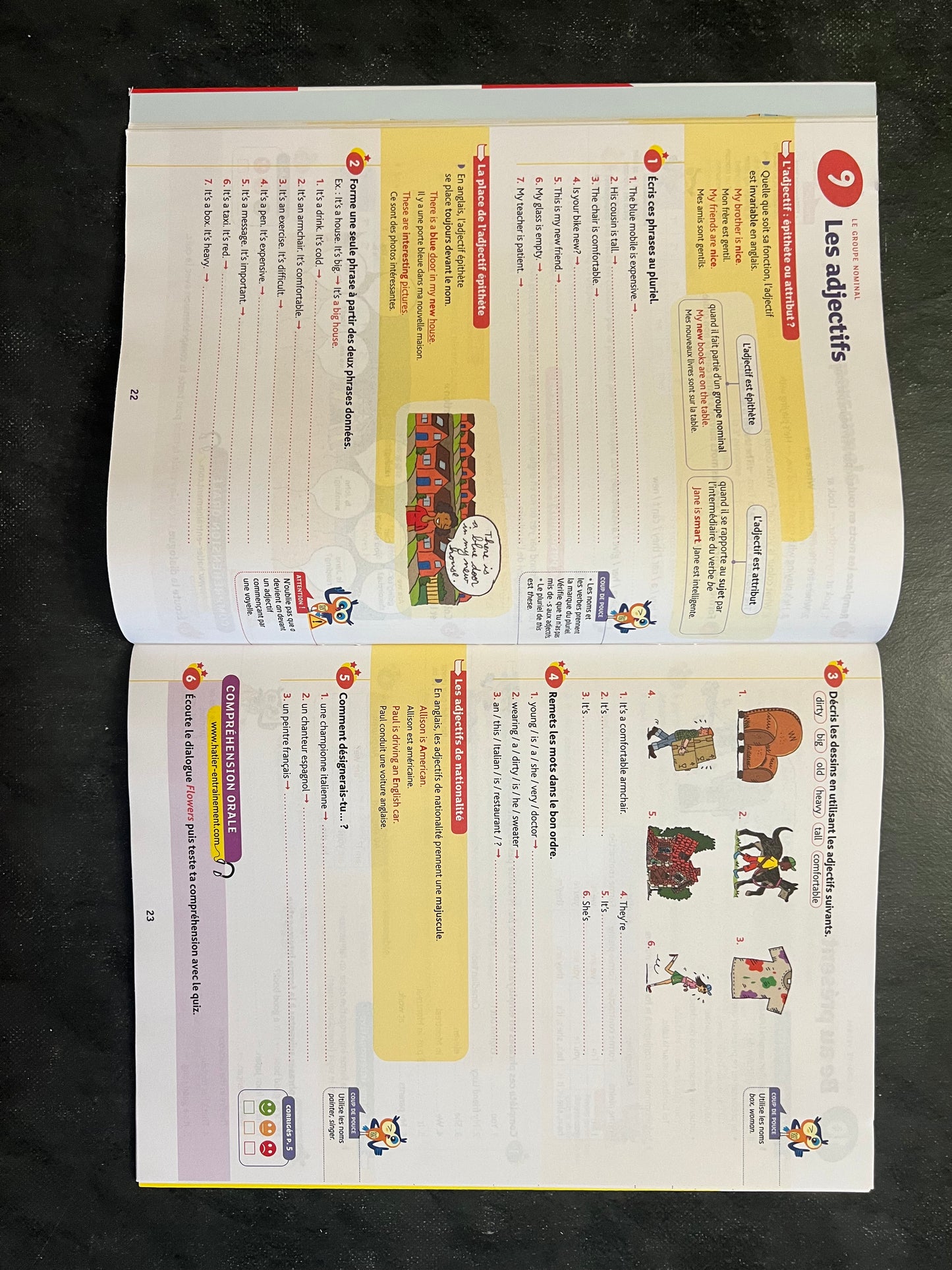 Cahier d'anglais - 6e