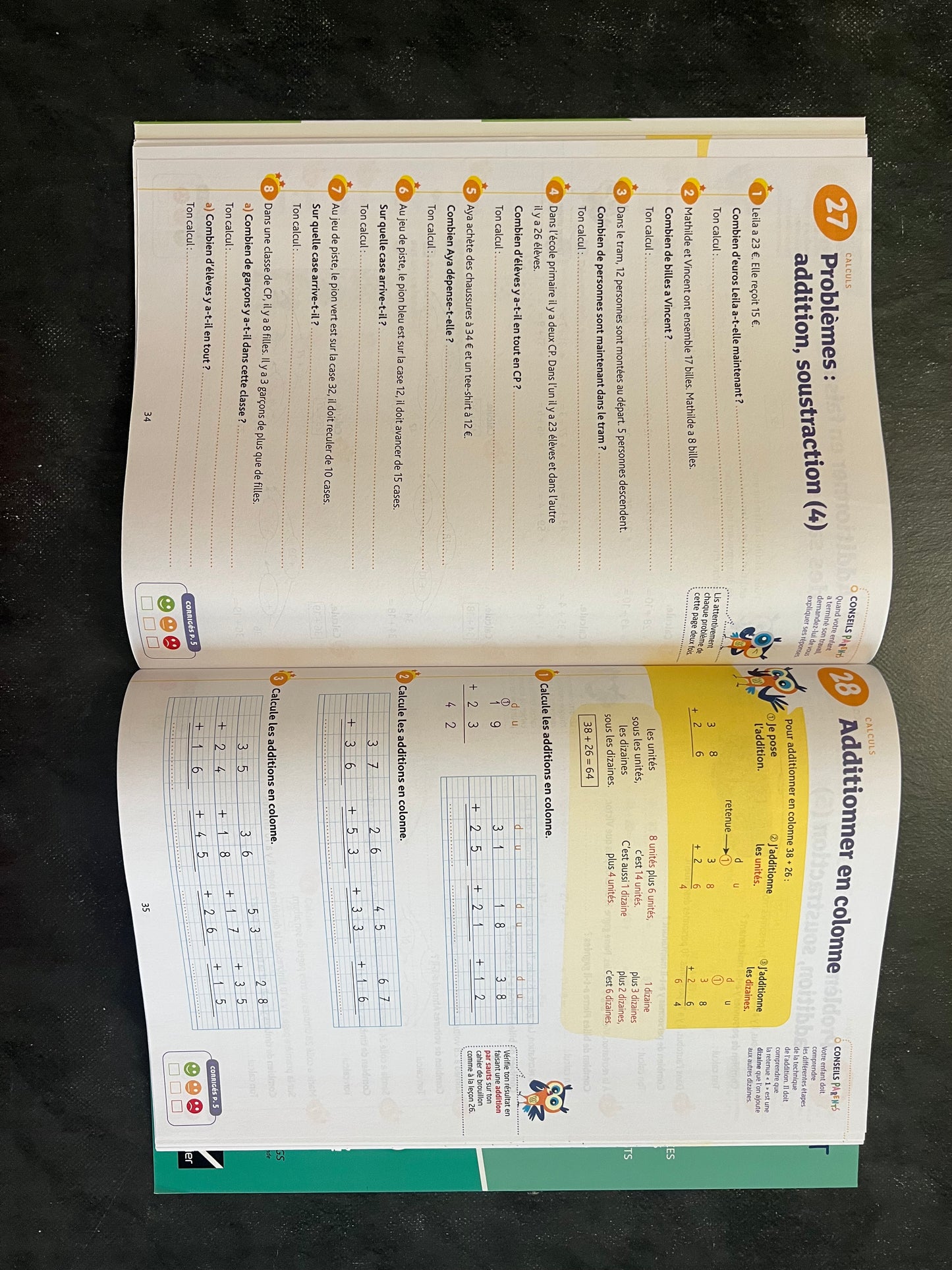 Cahier de maths - CP
