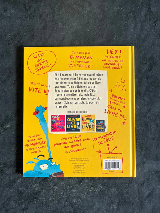 Surtout n'ouvre pas encore ce livre ! – Livre interactif dès 5 ans