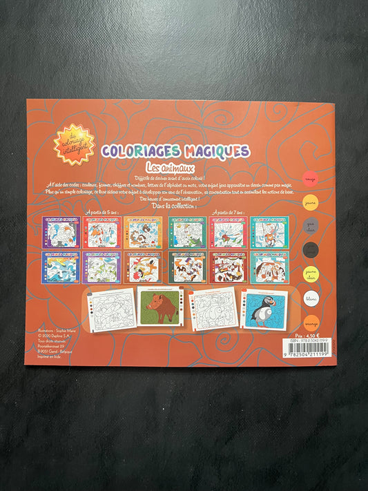 Coloriages magiques - Les animaux | 5-7 ans