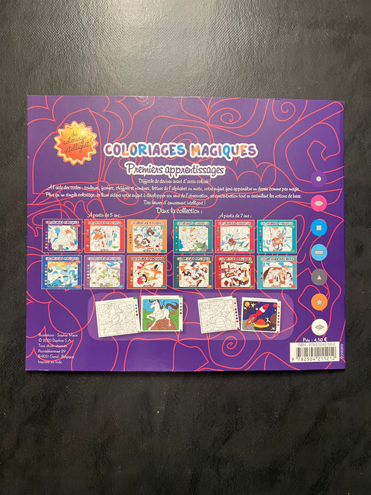 Coloriages magiques - premiers apprentissages