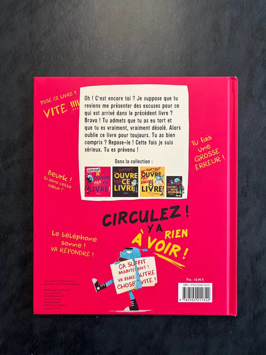Sérieux n’ouvre pas ce livre !