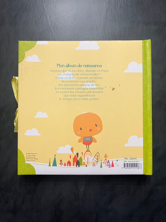 Mon album de naissance – Un carnet pour célébrer les premiers moments