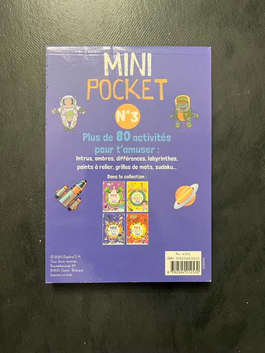 Mini Pocket - Jeux et Activités | Livre-jeu pour enfants 5-8 ans