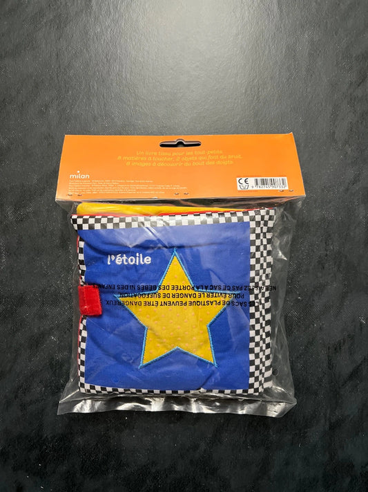 Livre en tissu - touche à tout