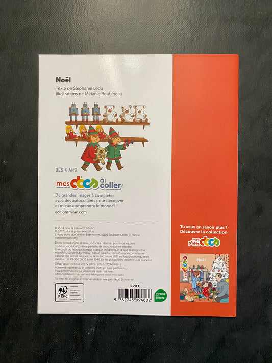 Mes p'tits docs à coller - Noël (3-6 ans)