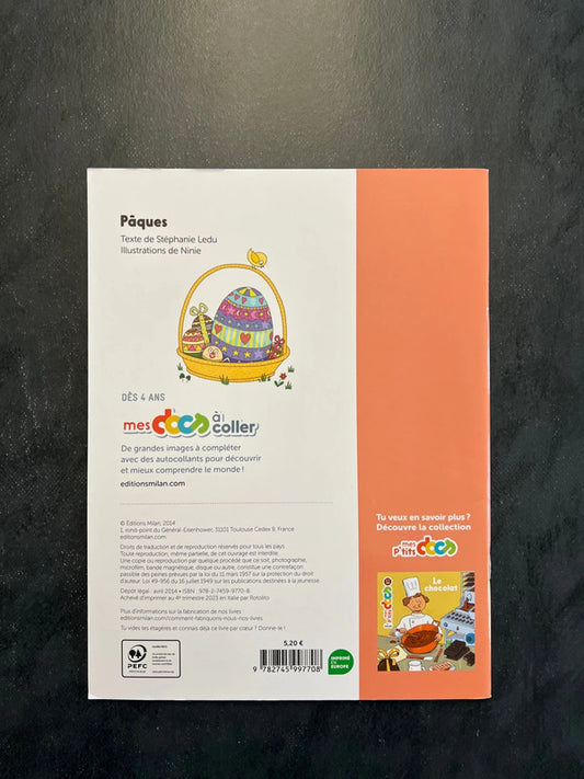 Mes docs à coller - Pâques (3-6 ans) | Stickers et découverte