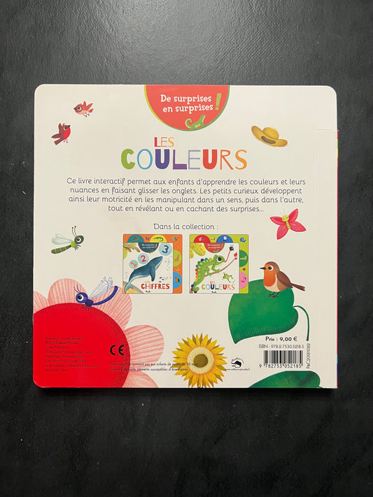 Livre cartonné - les couleurs