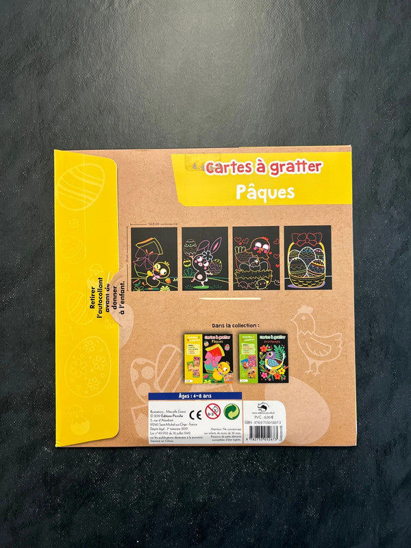 Cartes à gratter - Pâques