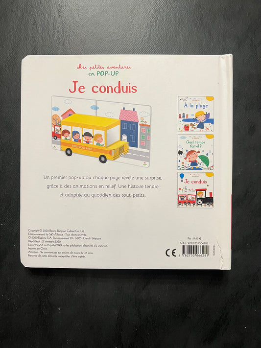 Livre en relief - je conduis