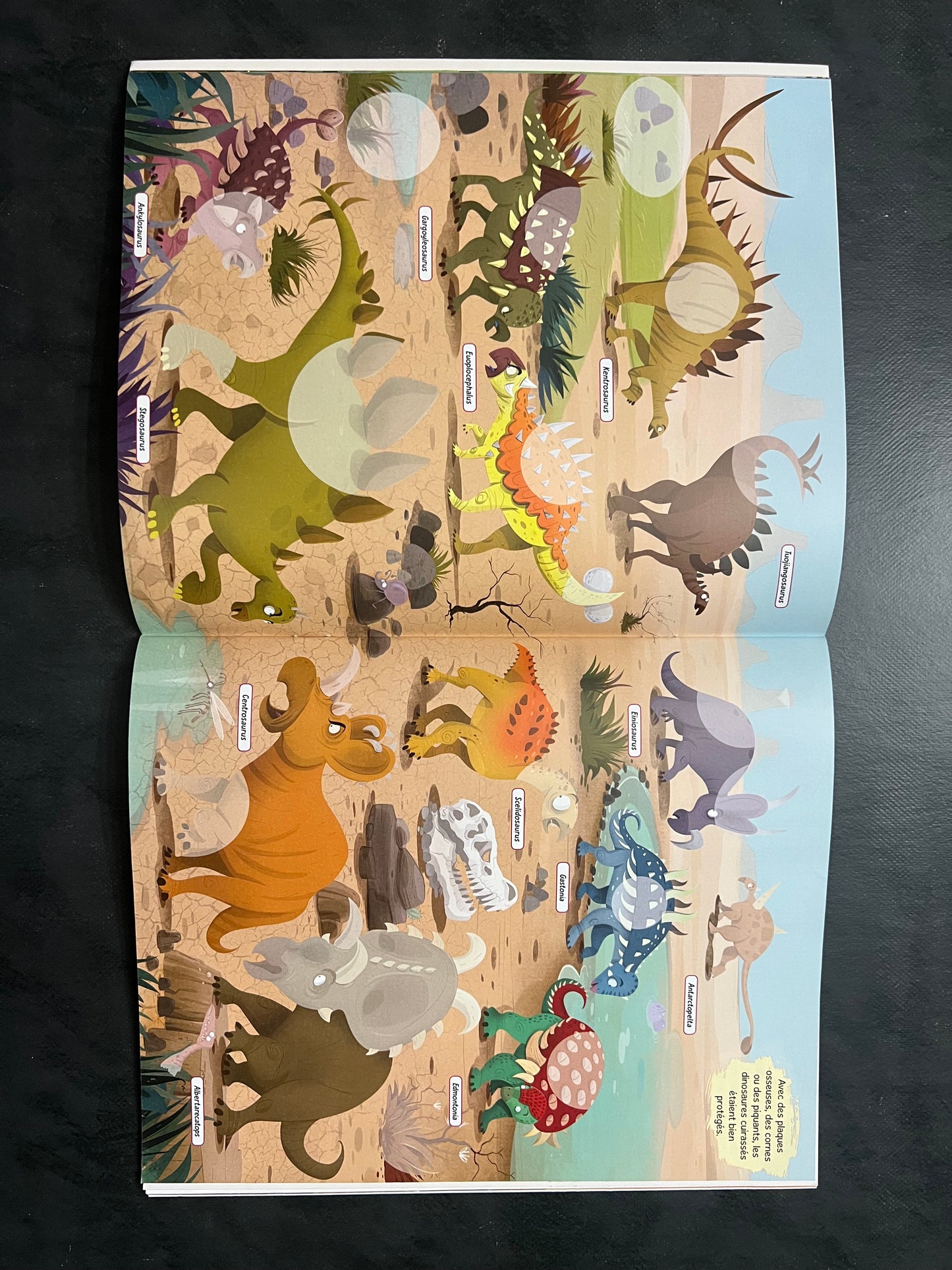 Livre autocollants - les dinosaures