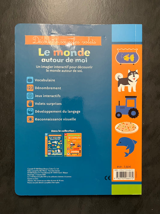 Livre cartonné - le monde autour de moi
