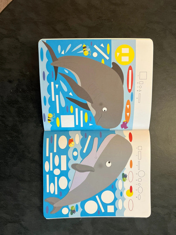 Mon atelier de gommettes - les dauphins et autres animaux (3-6 ans)