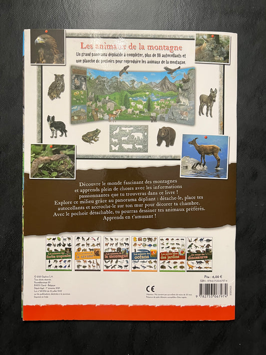 Livre d’activités - les animaux de la montagne