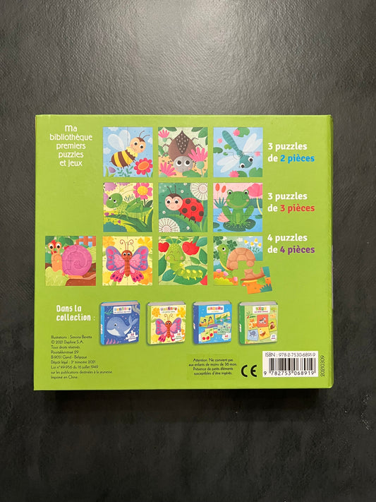 Puzzles progressifs - les petites bêtes