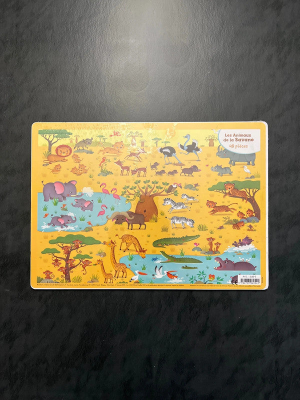 Puzzle - les animaux de la savane