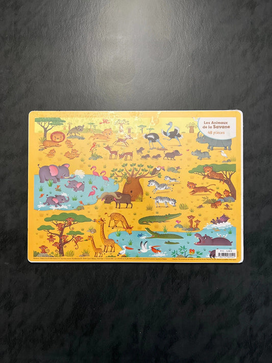 Puzzle - les animaux de la savane