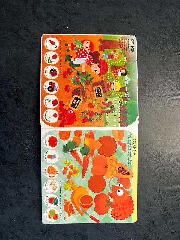 Mon grand livre d’apprentissage - les couleurs