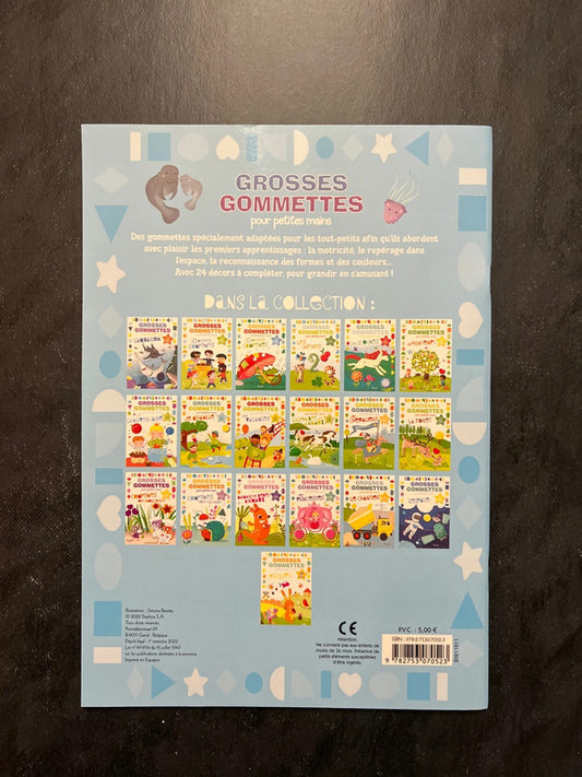 Livre de gommettes - l’aquarium