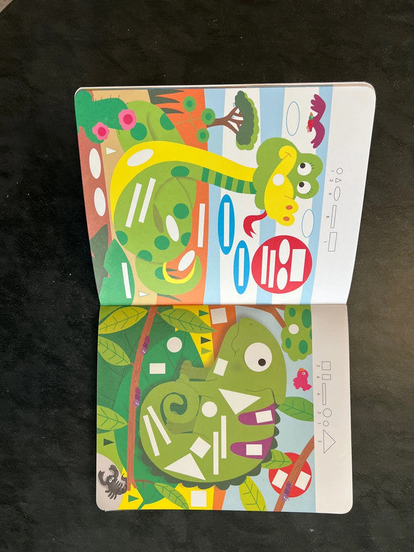 Mon atelier de gommettes - les crocodiles et autres reptiles