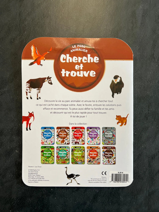 Cherche et trouve - le parc animalier