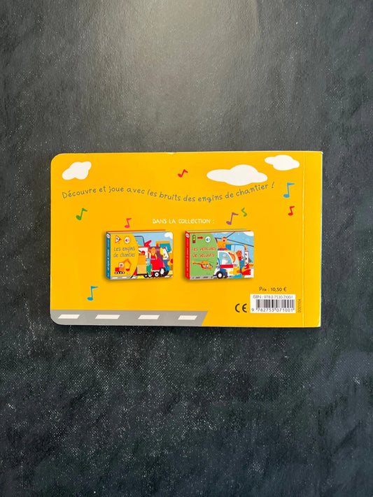Livre sonore - les engins de chantier
