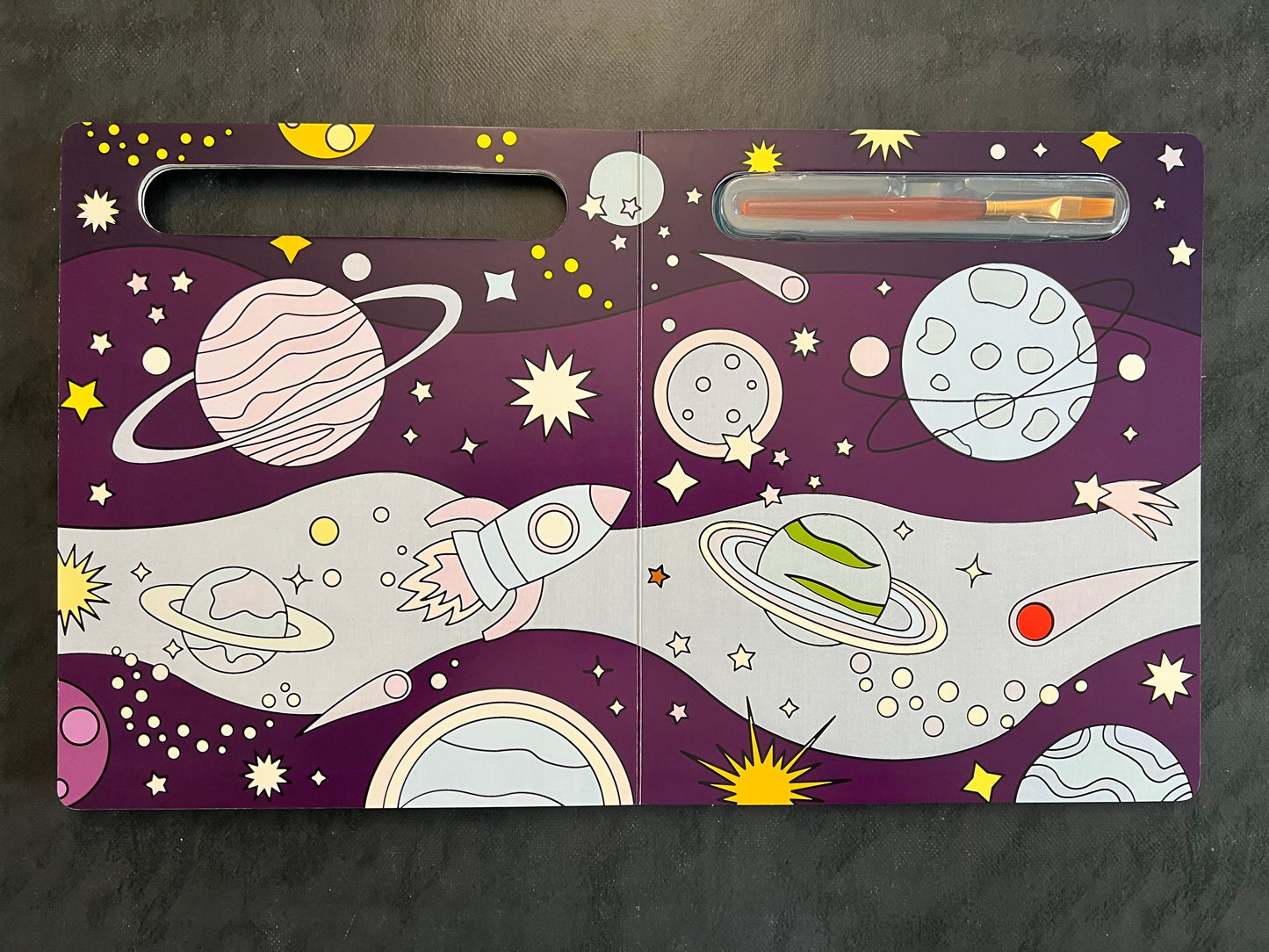 Coloriage magique à l'eau - l'espace