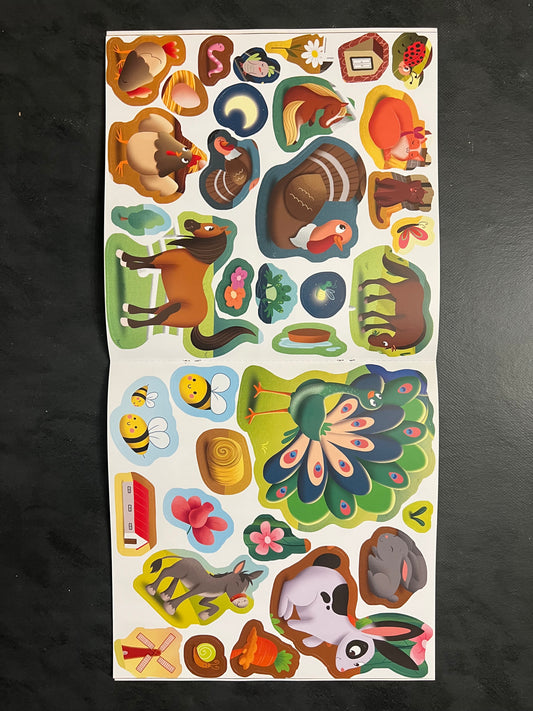 70 autocollants - la ferme