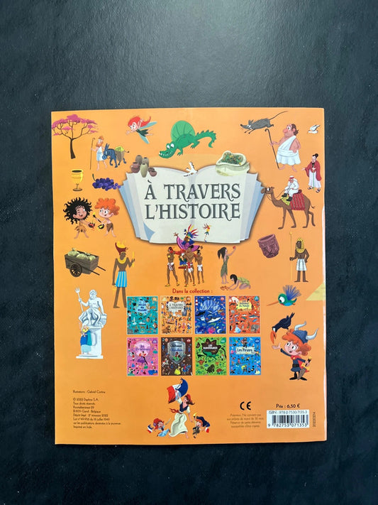 Livre autocollants - À travers l'histoire | 5-8 ans