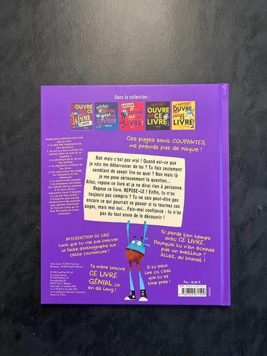 N'ouvre pas ce livre ! Sinon... - Album jeunesse 4-7 ans