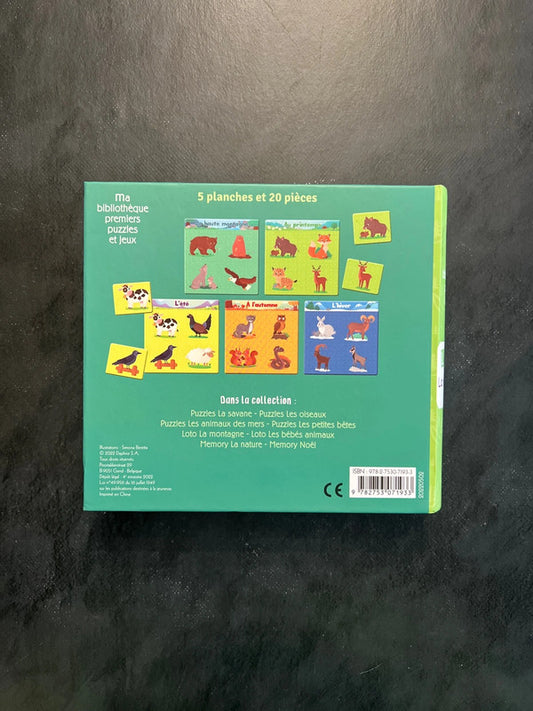 Loto de la montagne - Jeu éducatif pour découvrir la nature dès 3 ans