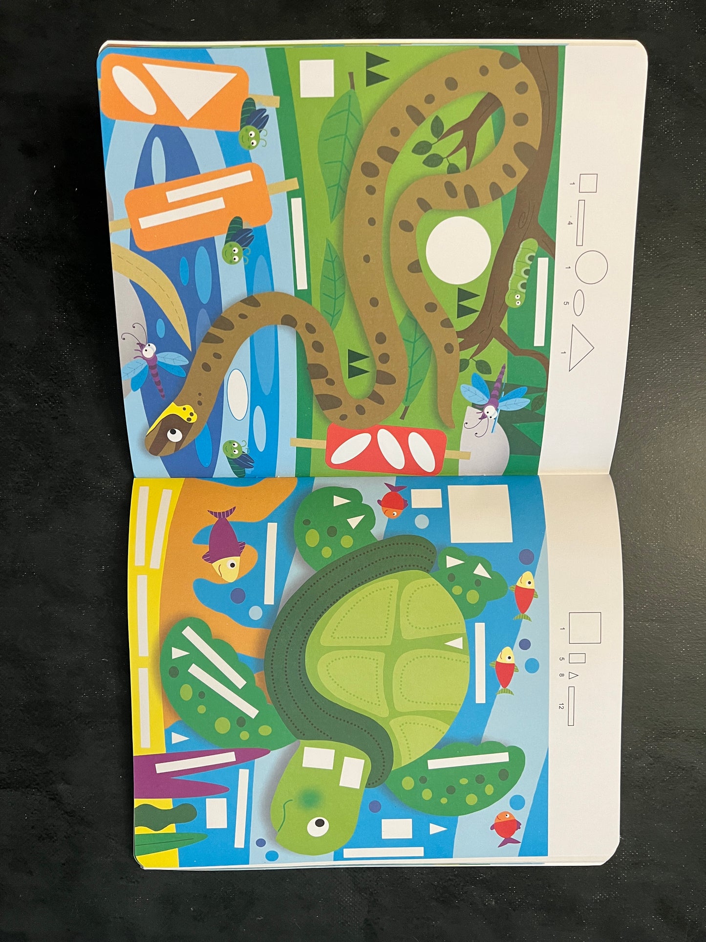 Mon atelier de gommettes - les animaux de l'étang