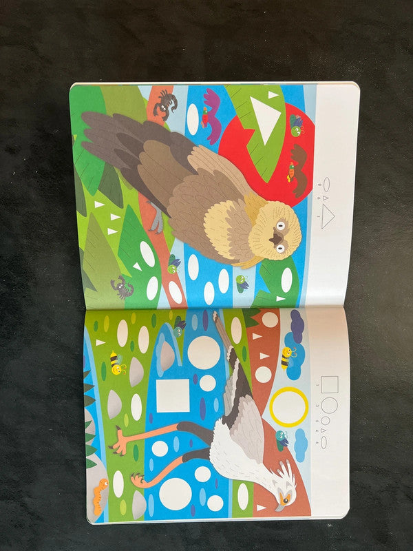 Mon atelier de gommettes - les rapaces