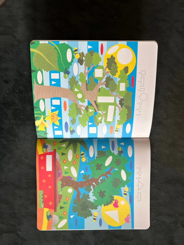 Mon atelier de gommettes - les arbres