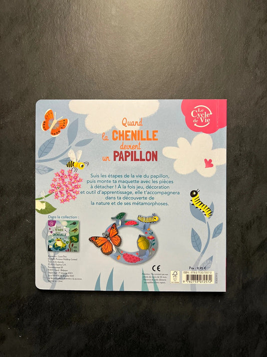 Quand la chenille devient papillon - Maquette à construire dès 5 ans