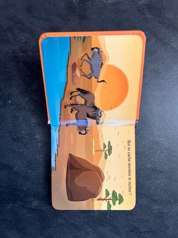 Livre à volets - la savane