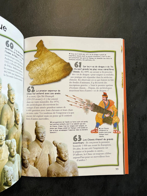 100 infos à connaître - L'archéologie | Documentaire jeunesse 8-12 ans