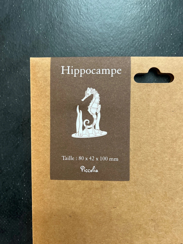 Maquette en bois - hippocampe