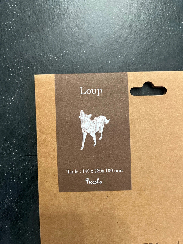Maquette en bois - loup