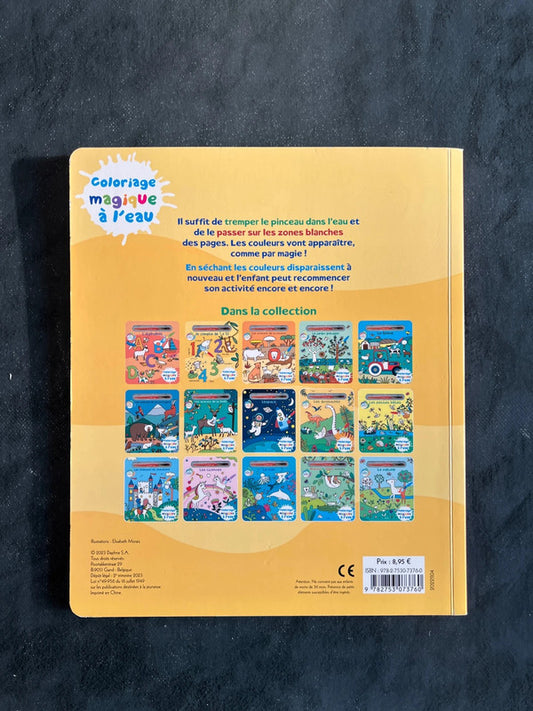 Coloriage magique à l'eau - Je compte de 1 à 10