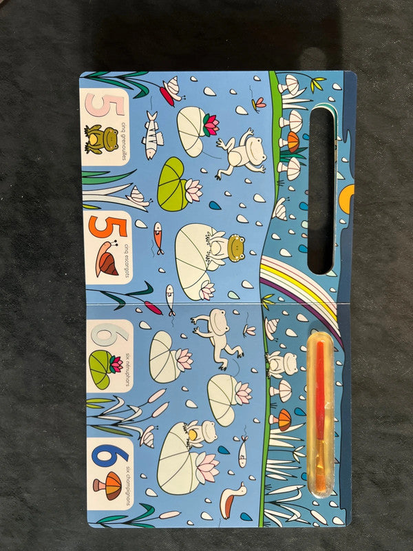 Coloriage magique à l’eau - je compte de 1 à 10